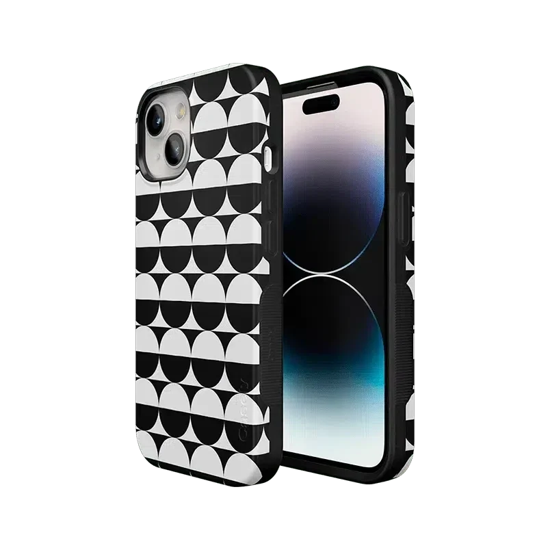 Half Moon | High Contrast Design Case Phone Case Casetry