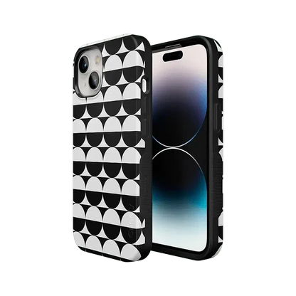 Half Moon | High Contrast Design Case Phone Case Casetry