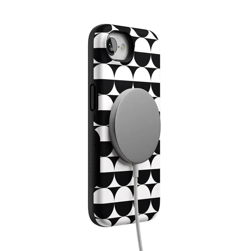 Half Moon | High Contrast Design Case Phone Case Casetry