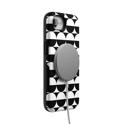 Half Moon | High Contrast Design Case Phone Case Casetry