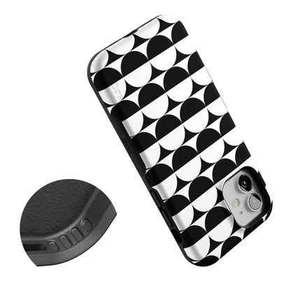 Half Moon | High Contrast Design Case Phone Case Casetry