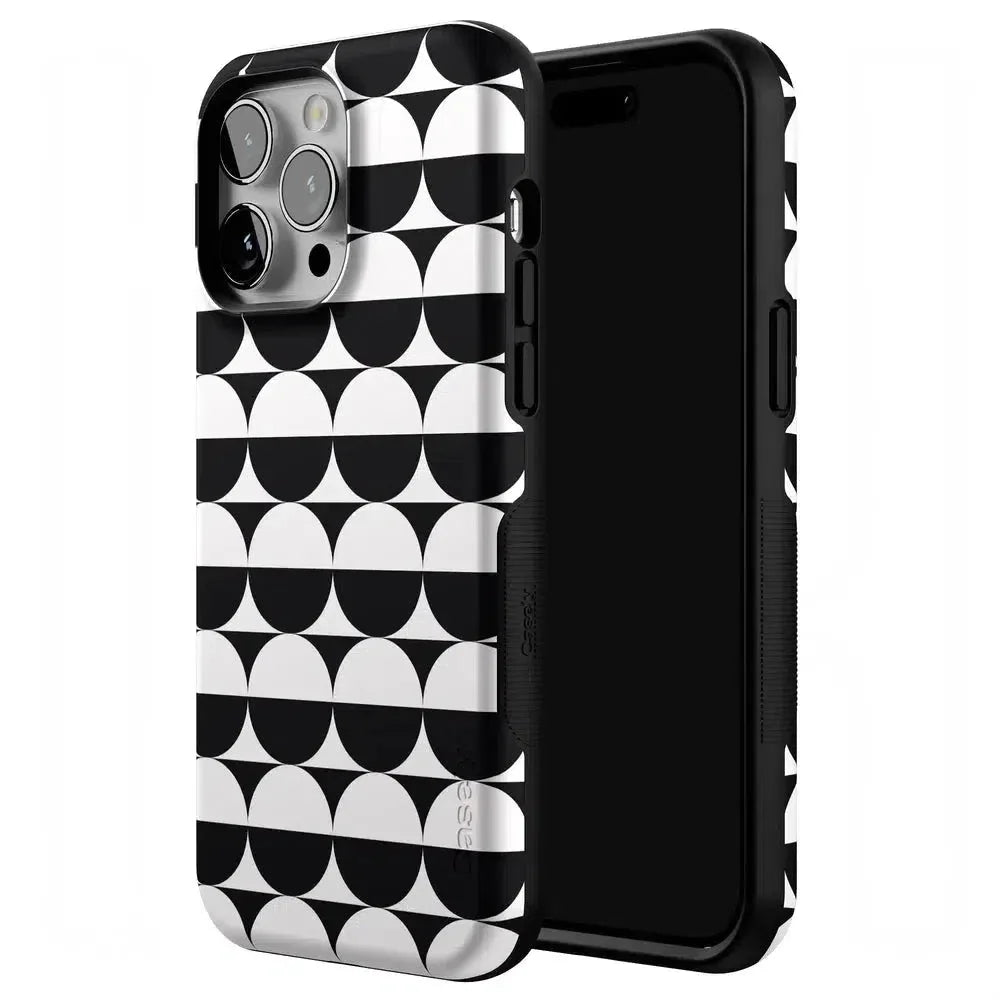 Half Moon | High Contrast Design Case Phone Case Casetry