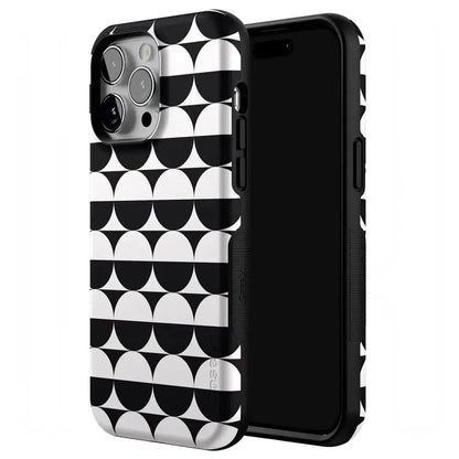 Half Moon | High Contrast Design Case Phone Case Casetry