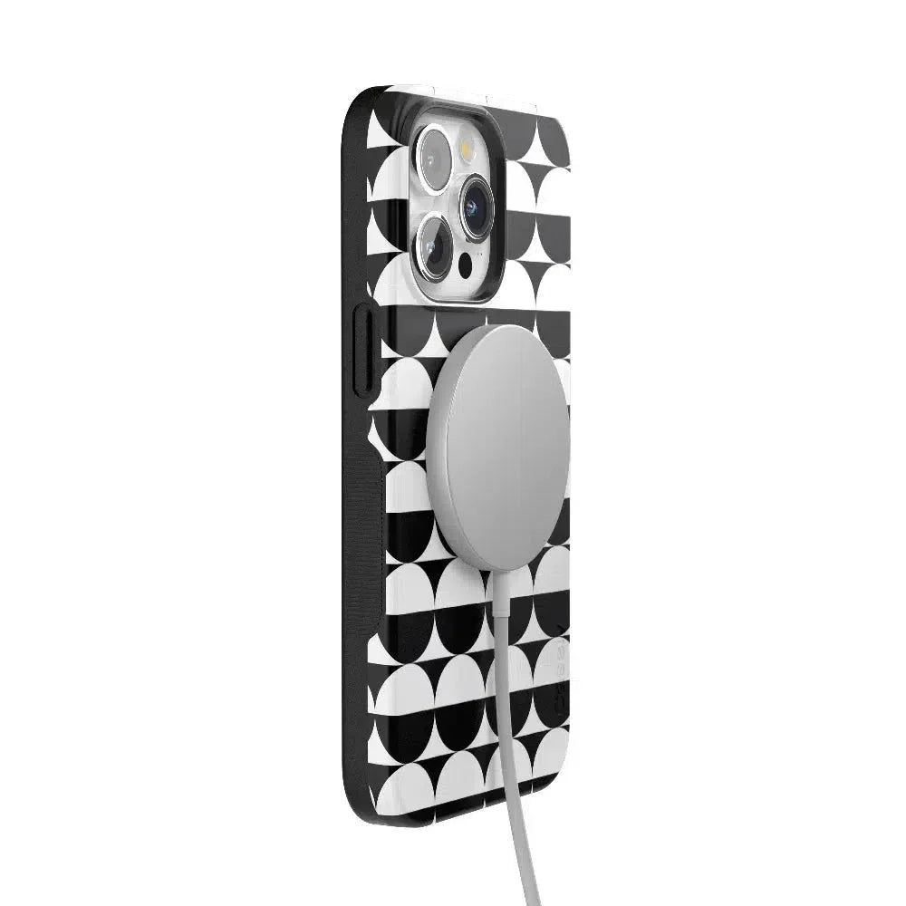 Half Moon | High Contrast Design Case Phone Case Casetry