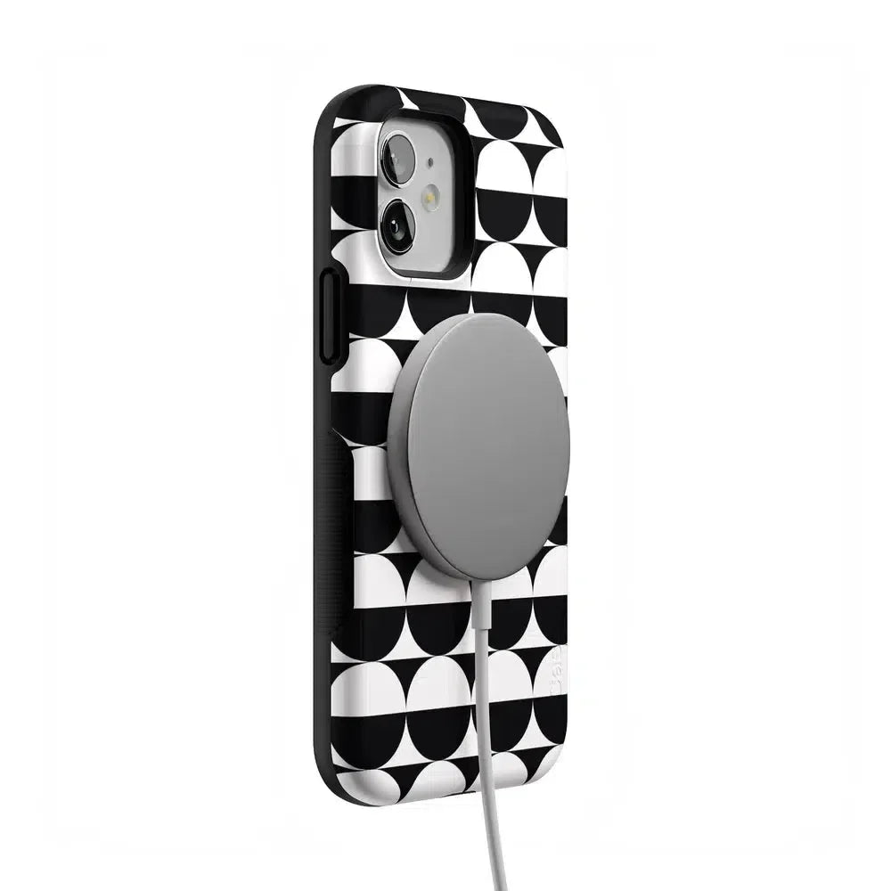 Half Moon | High Contrast Design Case Phone Case Casetry
