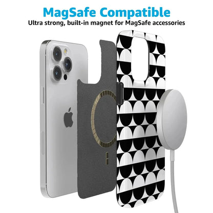 Half Moon | High Contrast Design Case Phone Case Casetry