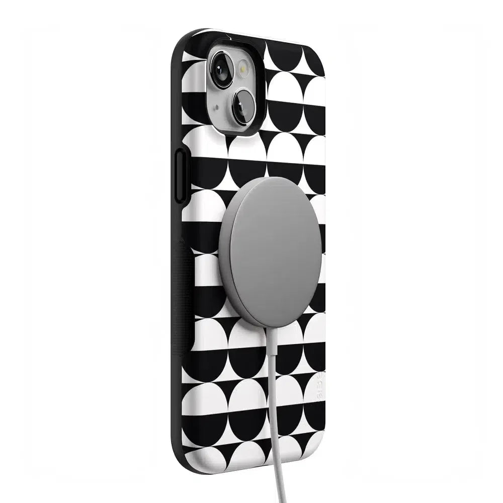 Half Moon | High Contrast Design Case Phone Case Casetry