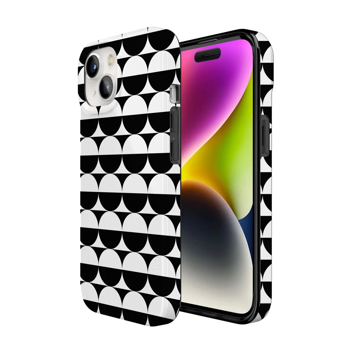 Half Moon | High Contrast Design Case Phone Case Casetry