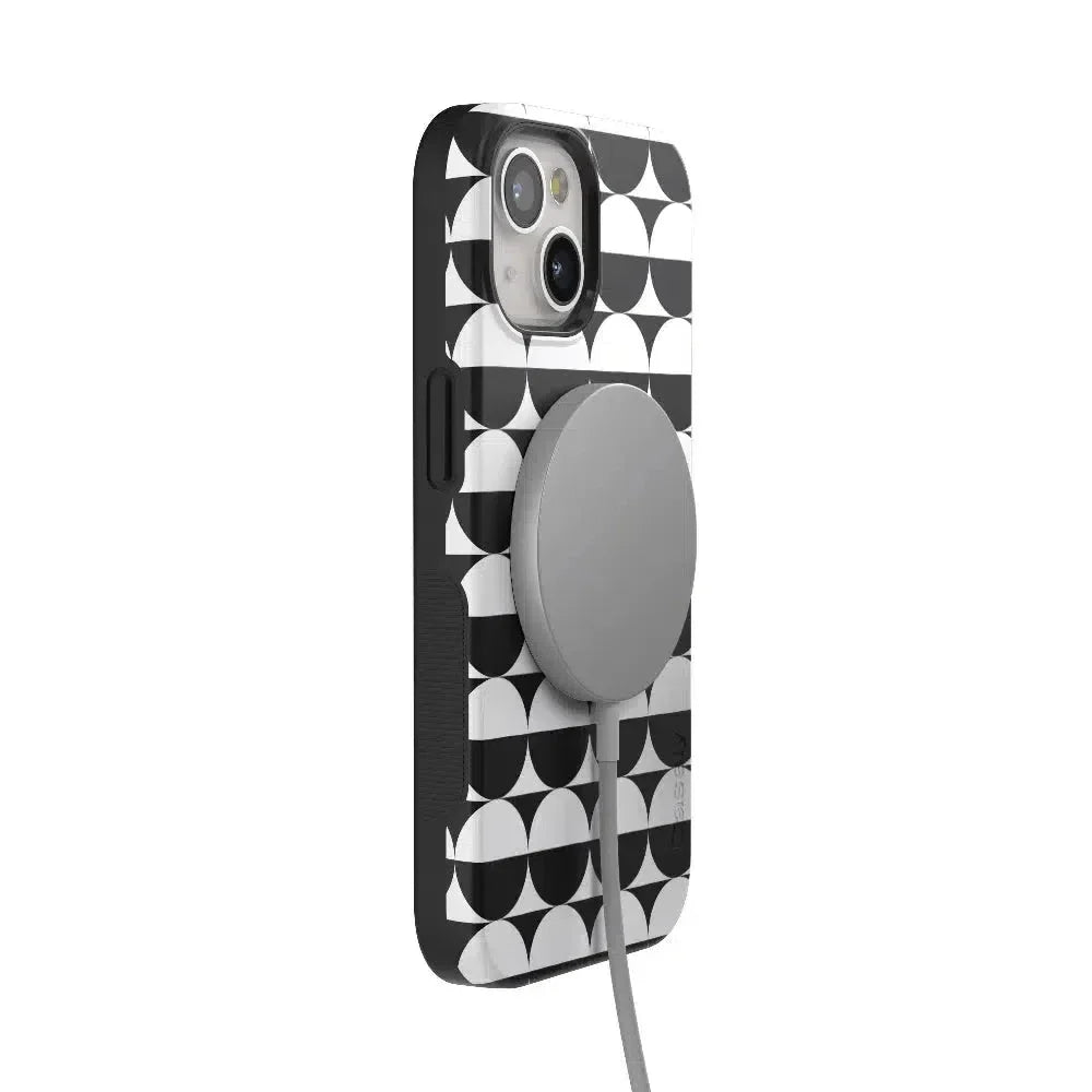 Half Moon | High Contrast Design Case Phone Case Casetry