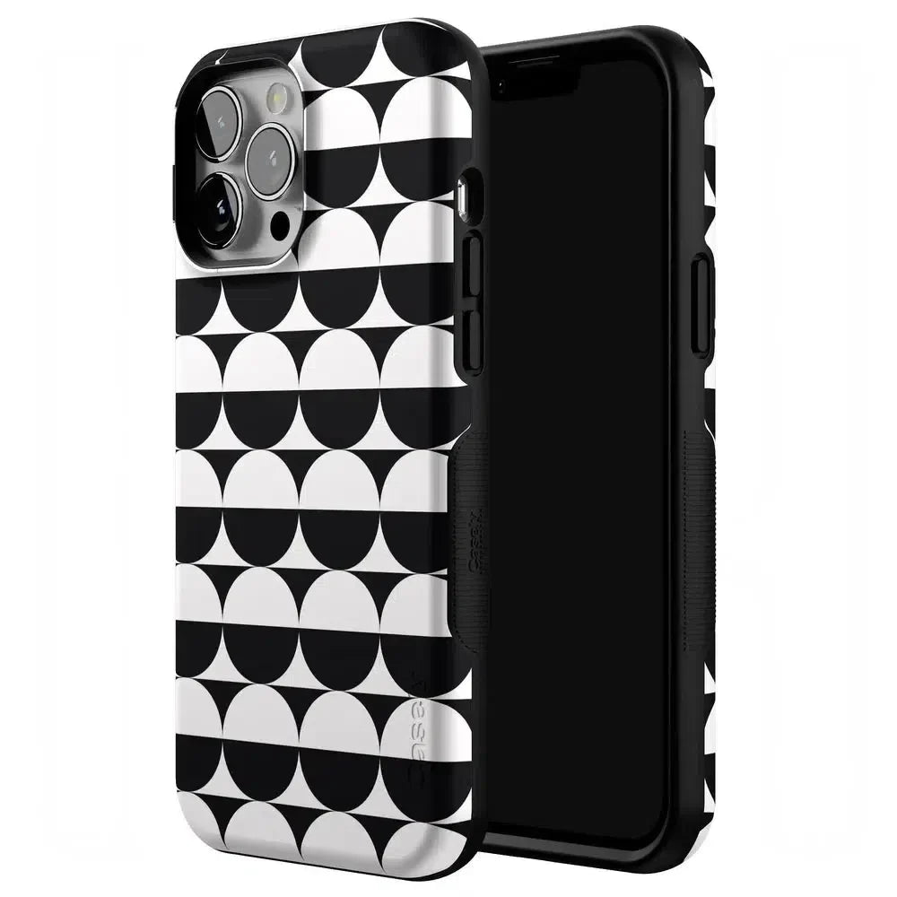 Half Moon | High Contrast Design Case Phone Case Casetry