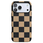 Halloween/Misc Samples 2025 SHOPSTORM_HIDDEN_PRODUCT CASELY iPhone 17 Pro Max 282 - Fit Check | Brown & Black Checkerboard Case