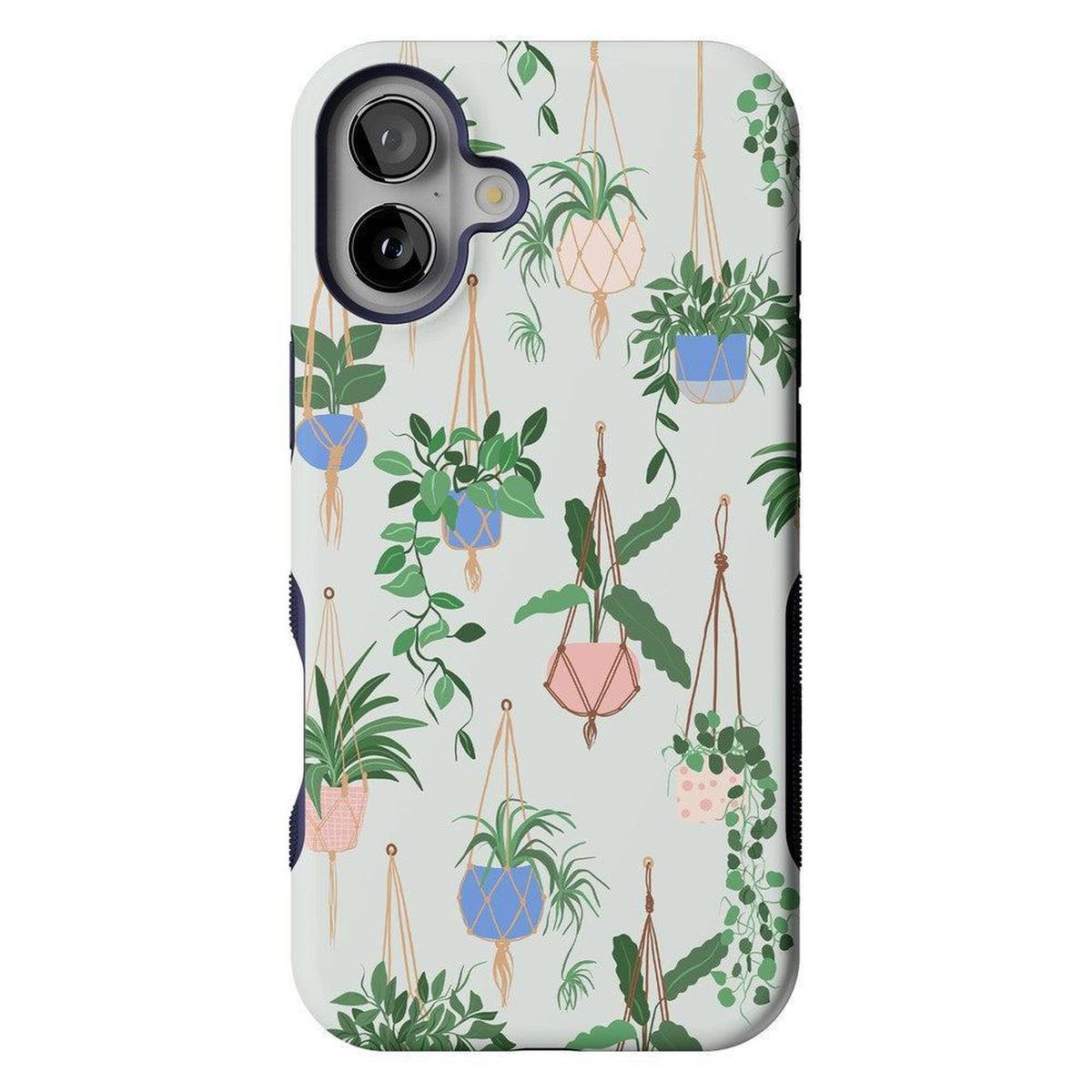 Hanging Around | Potted Plants Floral Case iPhone Case get.casely Bold + MagSafe® iPhone 16 Plus