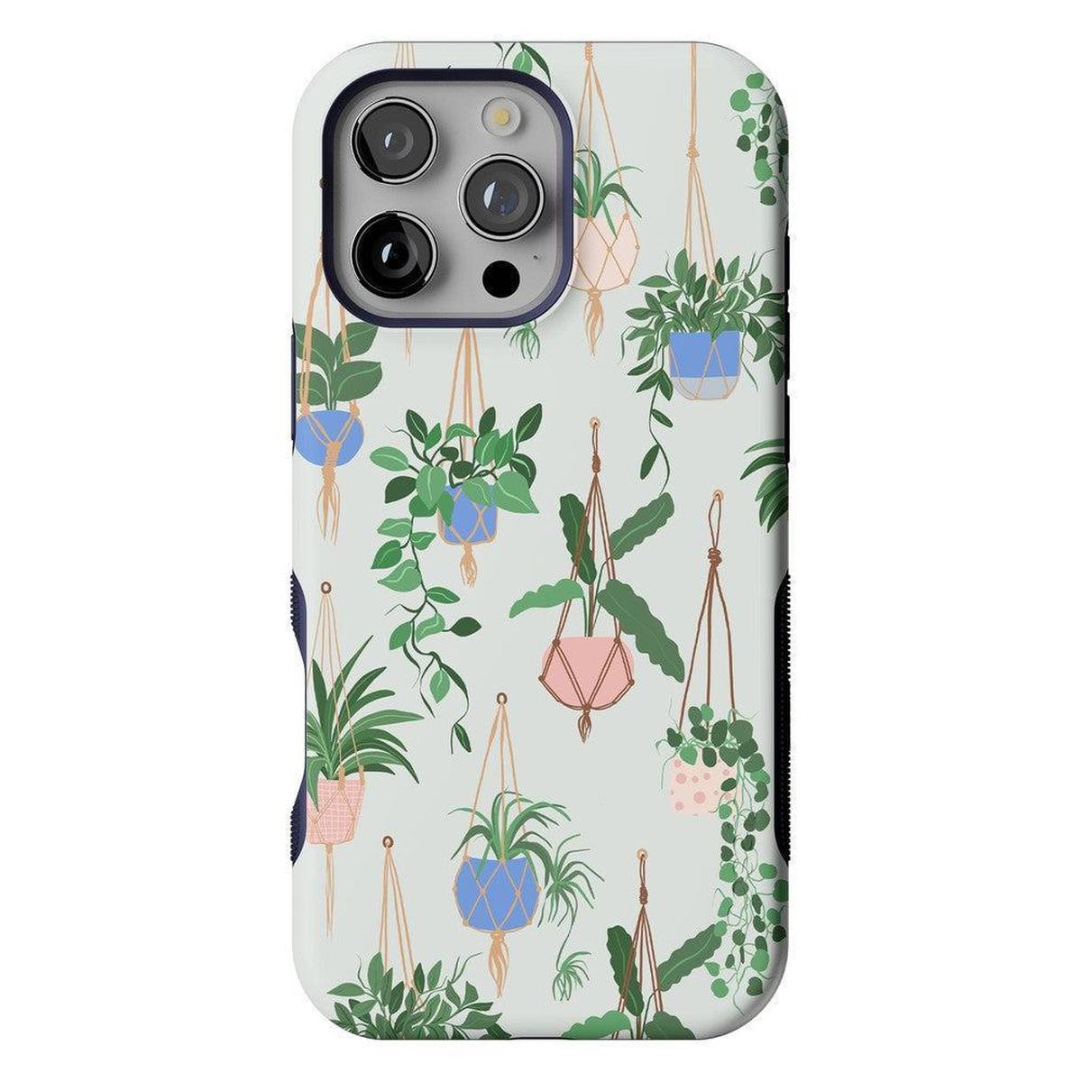 Hanging Around | Potted Plants Floral Case iPhone Case get.casely Bold + MagSafe® iPhone 16 Pro
