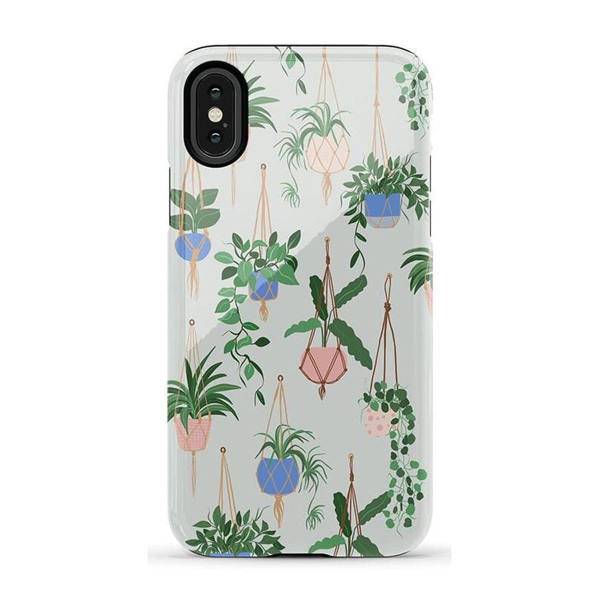 Hanging Around | Potted Plants Floral Case iPhone Case get.casely Essential iPhone X / XS