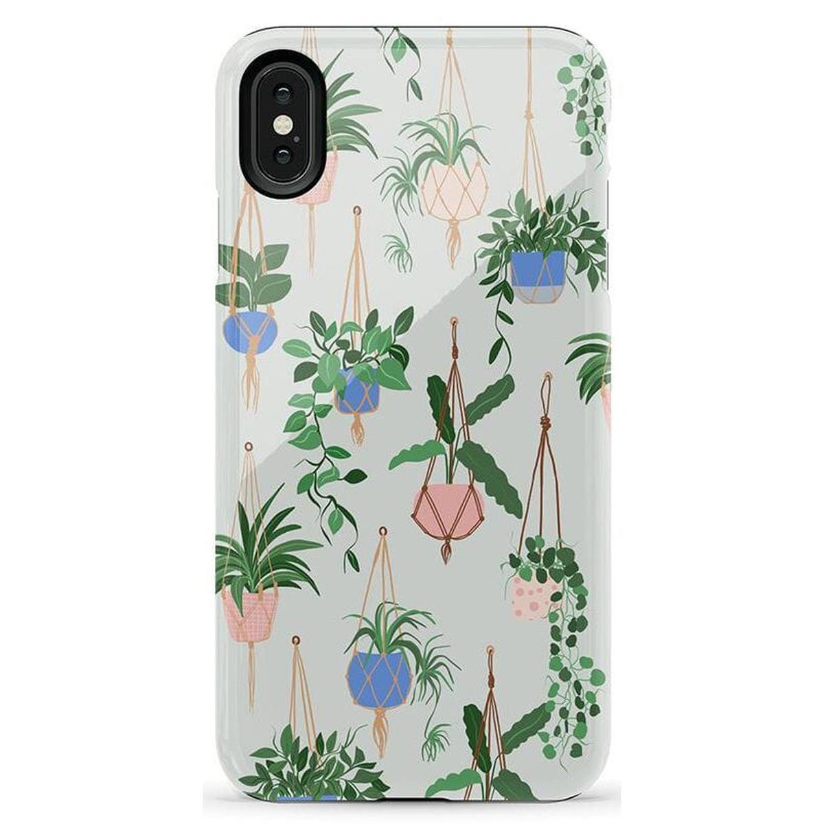 Hanging Around | Potted Plants Floral Case iPhone Case get.casely Essential iPhone XS Max