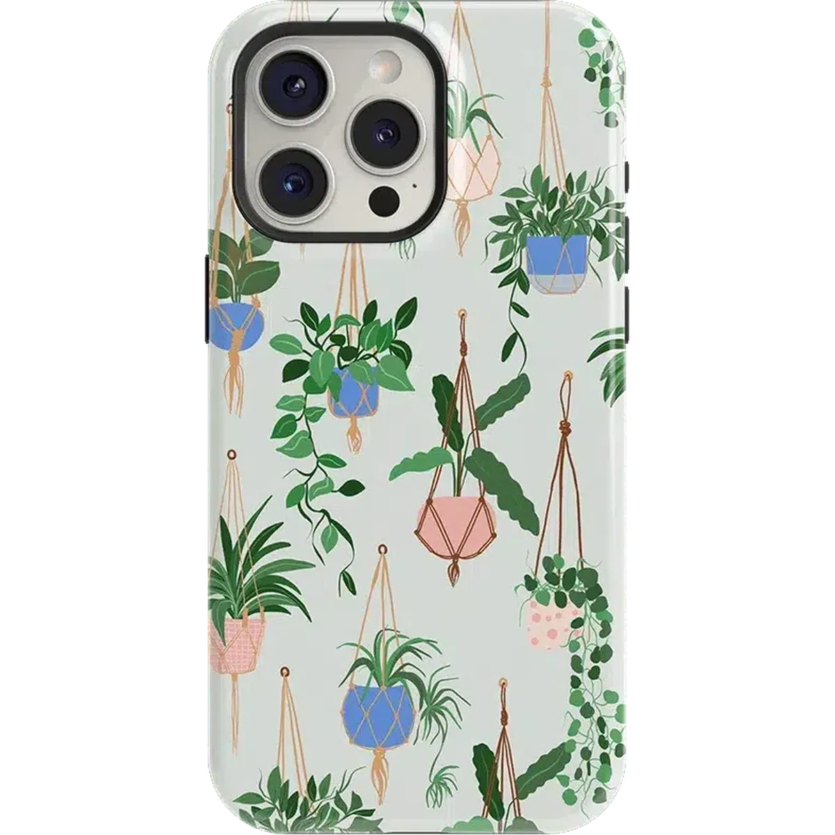 Hanging Around | Potted Plants Floral Case iPhone Case get.casely Essential + MagSafe® iPhone 15 Pro Max