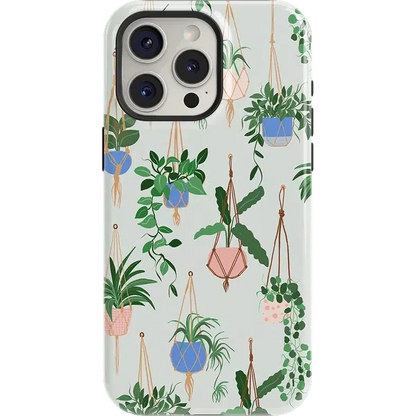 Hanging Around | Potted Plants Floral Case iPhone Case get.casely Essential + MagSafe® iPhone 15 Pro Max