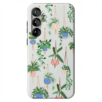 Hanging Around | Potted Plants Floral Samsung Case Samsung Case Casetry Essential + MagSafe® Galaxy S25 Plus