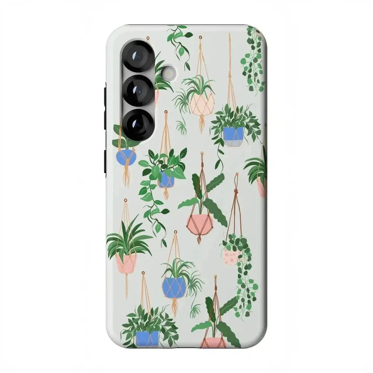 Hanging Around | Potted Plants Floral Samsung Case Samsung Case Casetry Essential + MagSafe® Galaxy S25