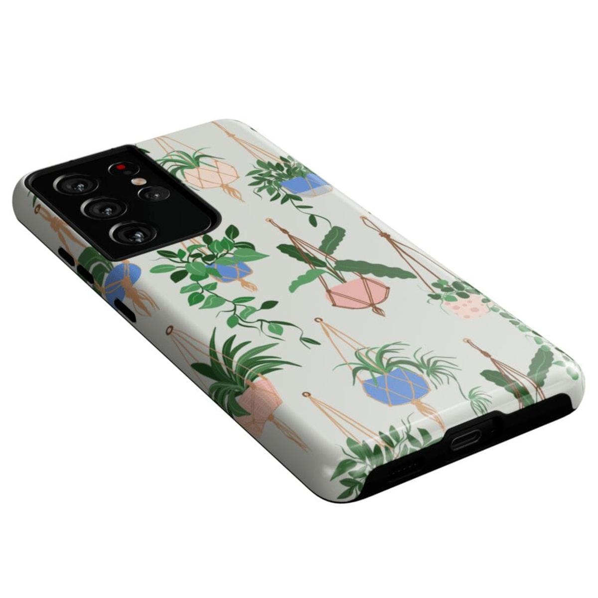 Hanging Around | Potted Plants Floral Samsung Case Samsung Case Casetry