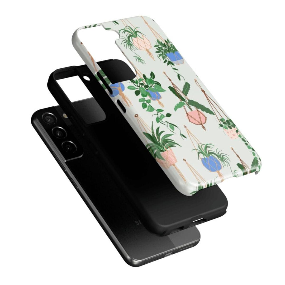 Hanging Around | Potted Plants Floral Samsung Case Samsung Case Casetry