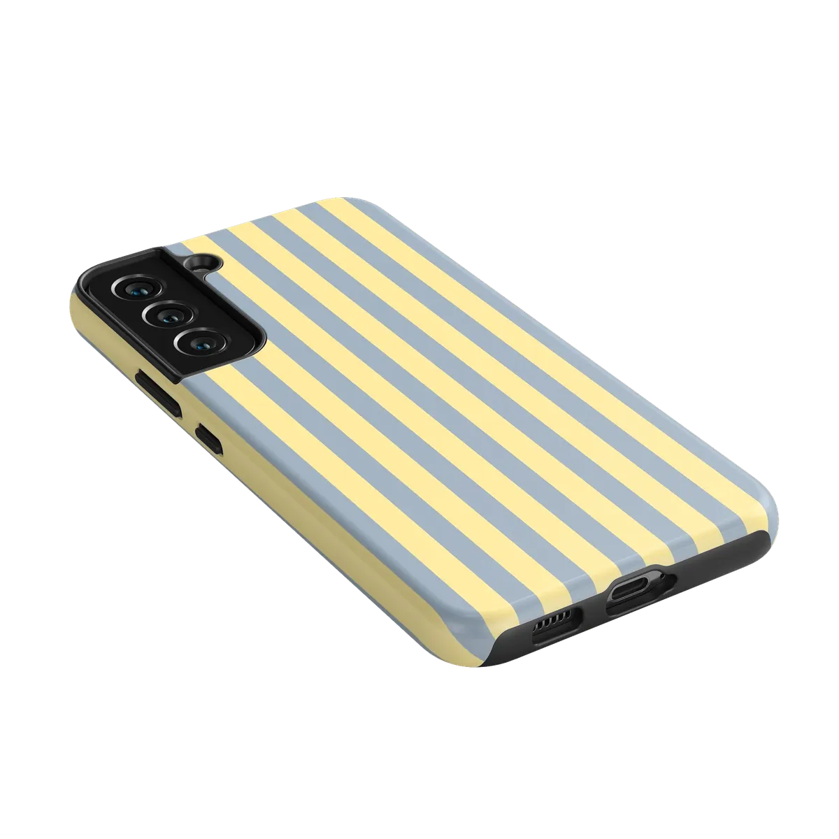 Coastline Stripes | Blue & Yellow Case