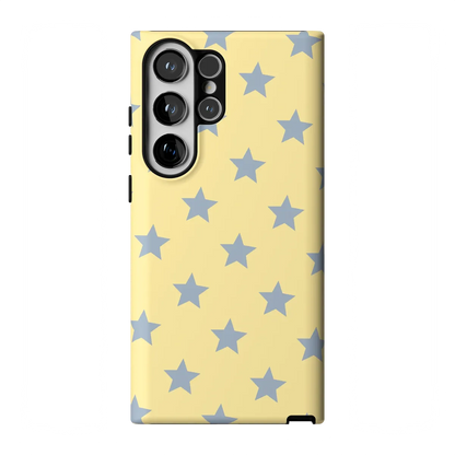Shine Bright | Butter Yellow Stars Case - Galaxy S23 Ultra