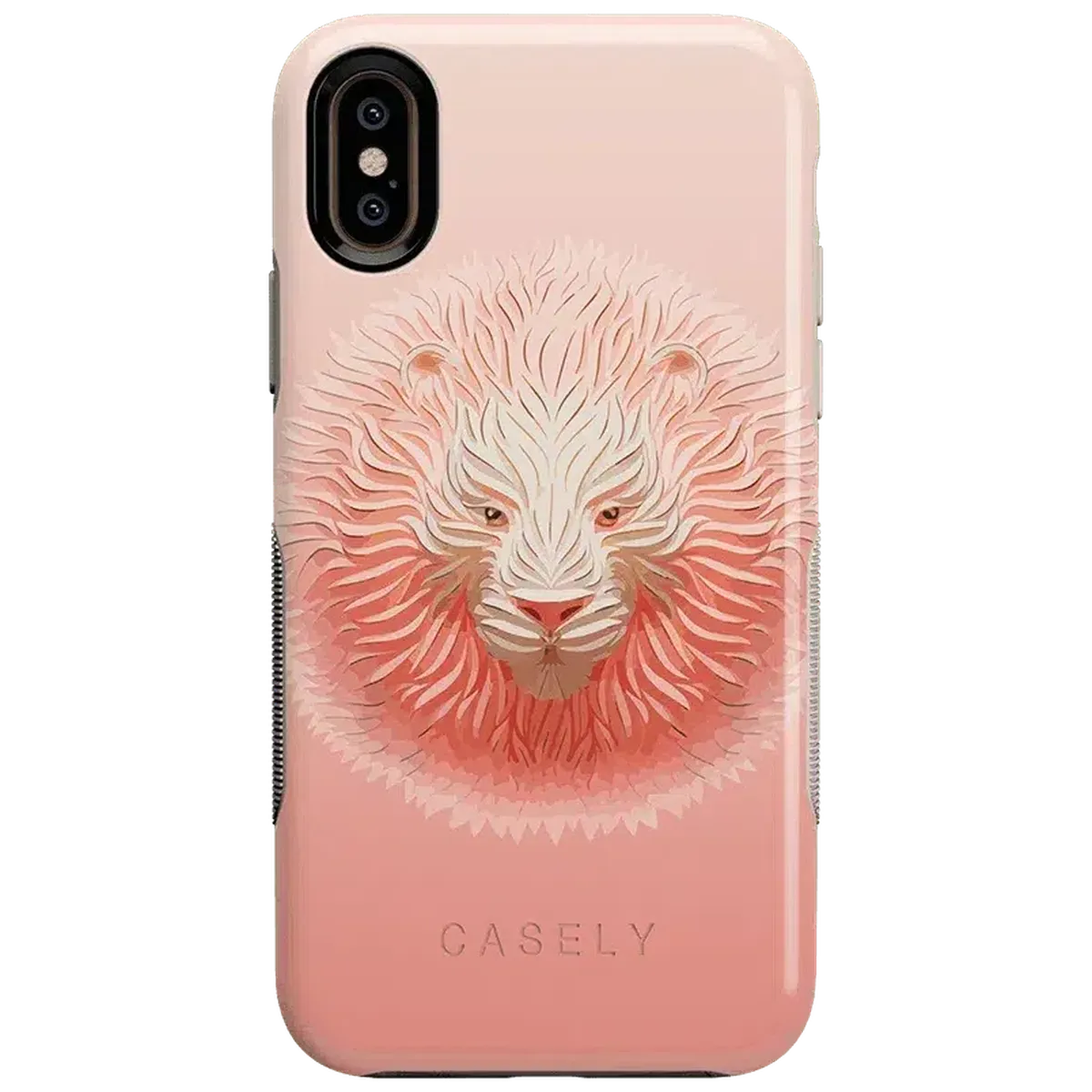 Hear Me Roar | Blush Lion Case iPhone Case get.casely Bold iPhone XS Max