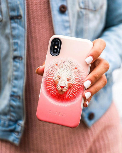 Hear Me Roar | Blush Lion Case iPhone Case get.casely