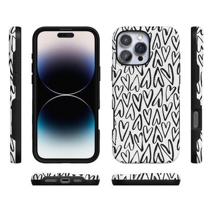 Heart Throb | Endless Hearts Case iPhone Case get.casely