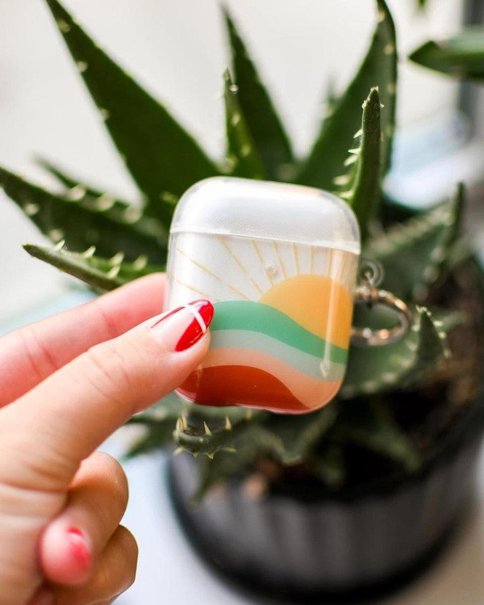 Here Comes the Sun | Colorblock Sunset AirPods Case AirPods Case get.casely