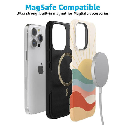 Here Comes the Sun | Colorblock Sunset Case iPhone Case get.casely