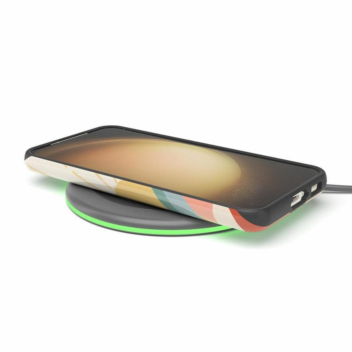 Here Comes the Sun | Colorblock Sunset Samsung Case Samsung Case Casetry