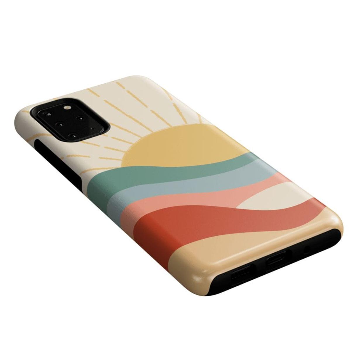 Here Comes the Sun | Colorblock Sunset Samsung Case Samsung Case Casetry