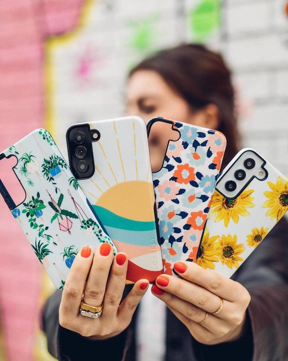 Here Comes the Sun | Colorblock Sunset Samsung Case Samsung Case get.casely