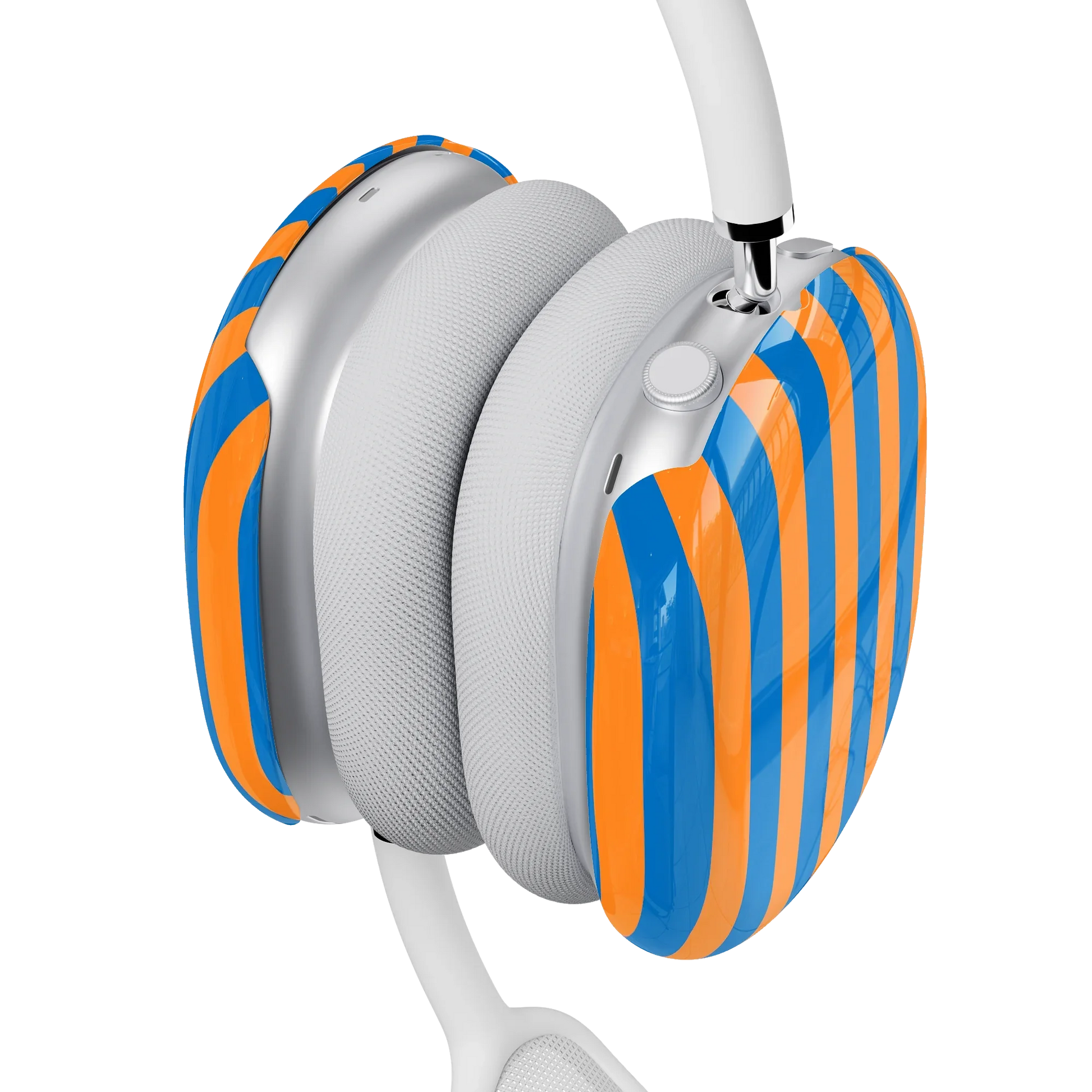 Go New York | Blue & Orange Stripes AirPods Max Case