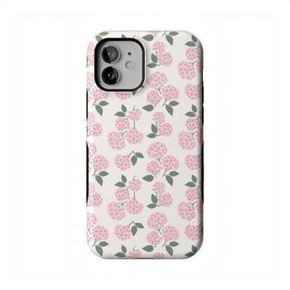 Nantucket Cottage | Pink Hydrangea Case - iPhone 12