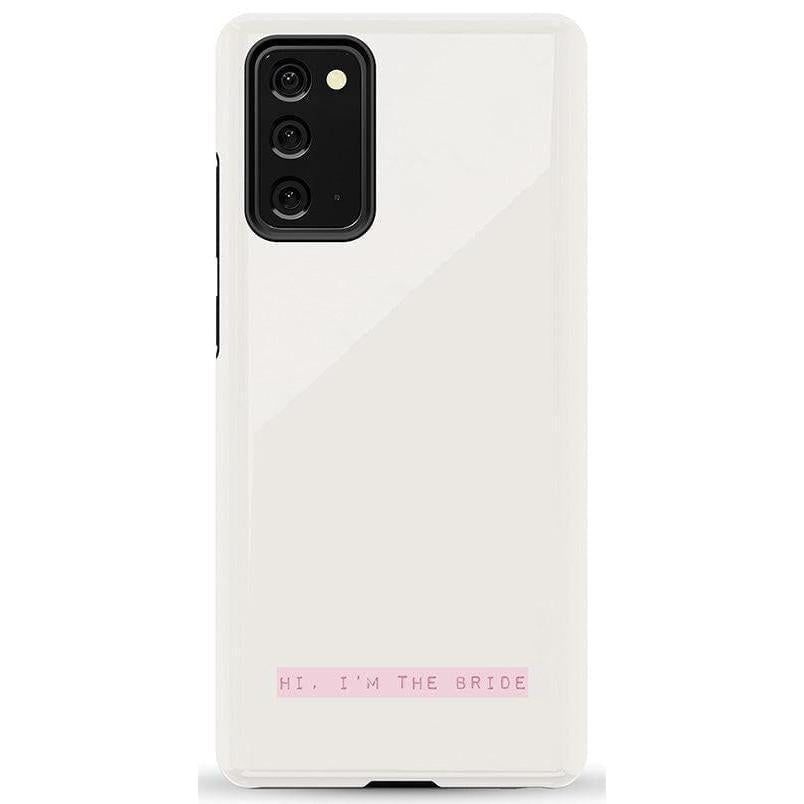 Hi, I'm the Bride | Bachelorette Case Phone Case Casetry Essential Galaxy Note 20