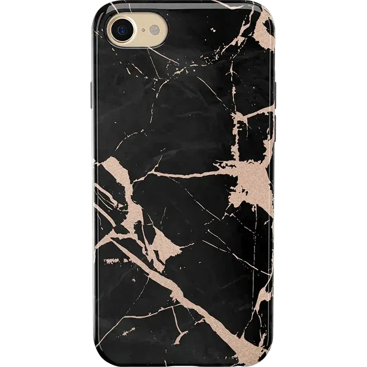 Hidden Gem | Rose Gold and Black Marble Case iPhone Case get.casely Classic iPhone 6/7/8