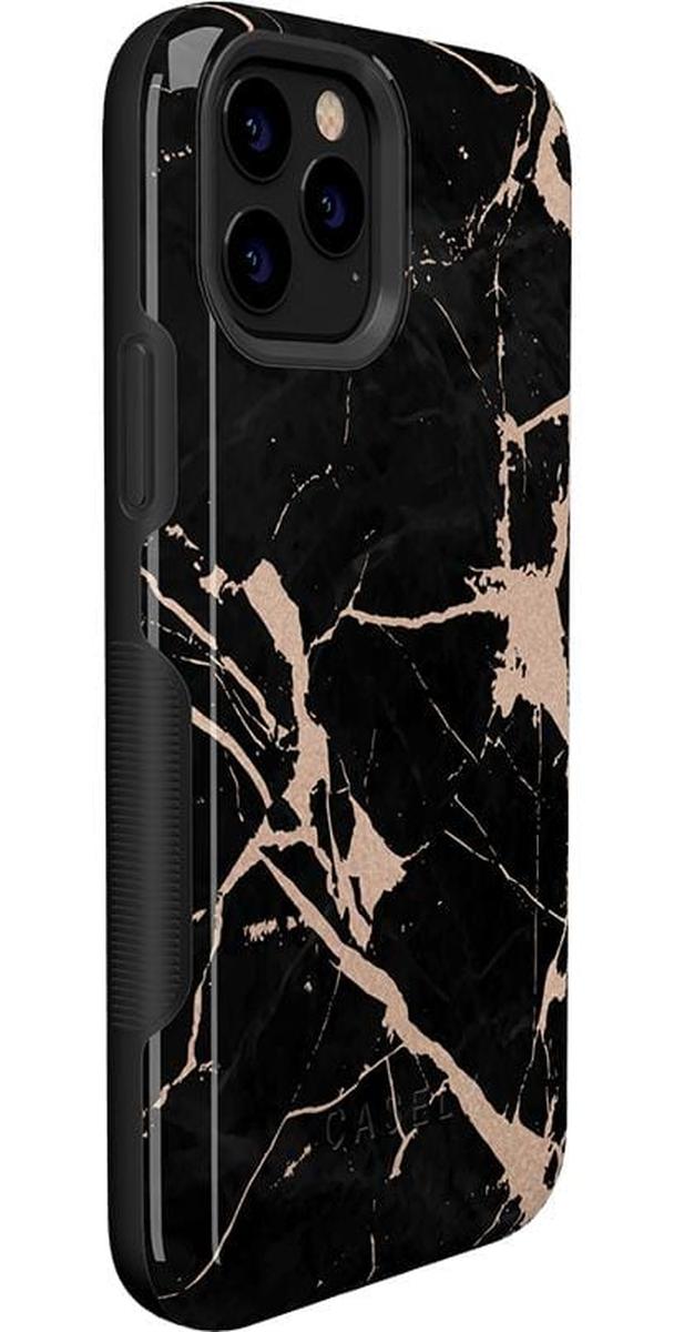 Hidden Gem | Rose Gold and Black Marble Case iPhone Case get.casely