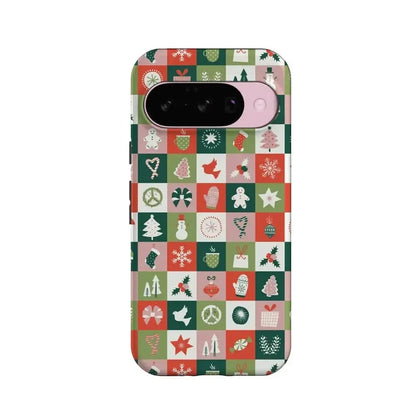 Holiday Square | Countdown to Christmas Case Phone Case Casetry Essential + MagSafe® Google Pixel 10