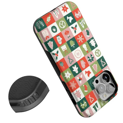 Holiday Square | Countdown to Christmas Case Phone Case Casetry