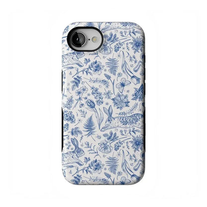 Hop & Bloom | Bunny Toile Case Phone Case Casetry Bold Flex + MagSafe® iPhone 16e