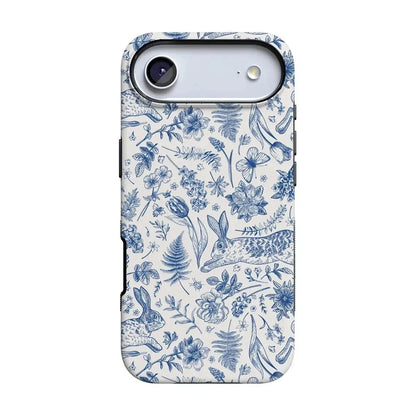 Hop & Bloom | Bunny Toile Case Phone Case Casetry Bold Flex + MagSafe® iPhone 17 Air