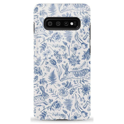 Hop & Bloom | Bunny Toile Case Phone Case Casetry Essential Galaxy S10 Plus