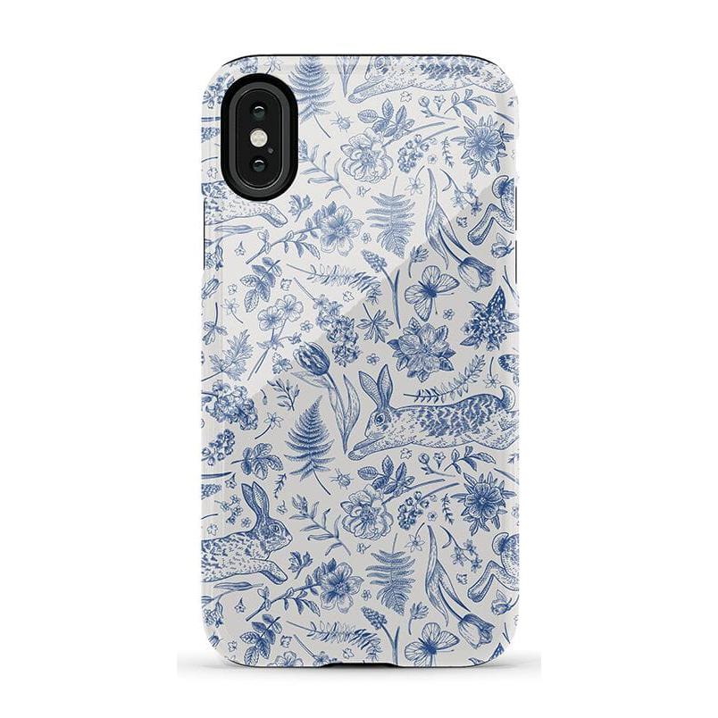 Hop & Bloom | Bunny Toile Case Phone Case Casetry Essential iPhone X / XS