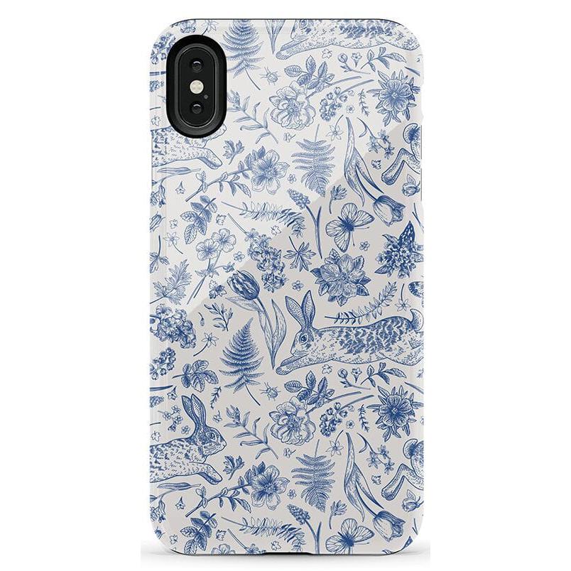 Hop & Bloom | Bunny Toile Case Phone Case Casetry Essential iPhone XS Max