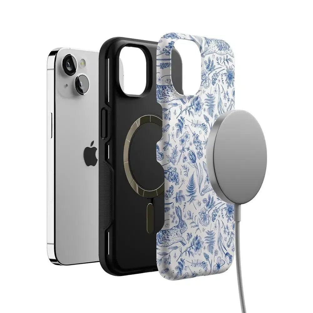 Hop & Bloom | Bunny Toile Case Phone Case Casetry