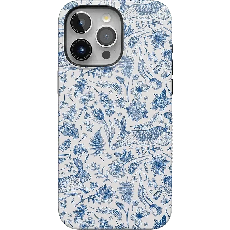 Hop & Bloom | Bunny Toile Case Phone Case Casetry