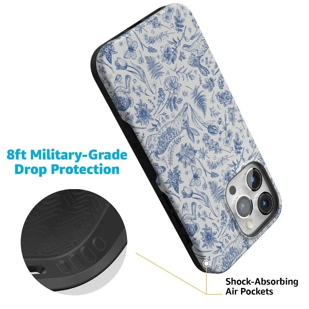 Hop & Bloom | Bunny Toile Case Phone Case Casetry